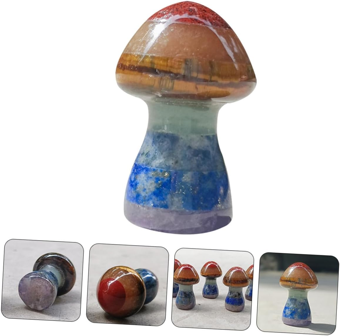 ROMISBABA Portable Crystal Gua Sha Facial Massage Tool Smooth Natural Stone for Face Neck Skin Care Slimming Wrinkle Reduction Massager Suitable for Men Women Teens Daily Spa Routine image number 5