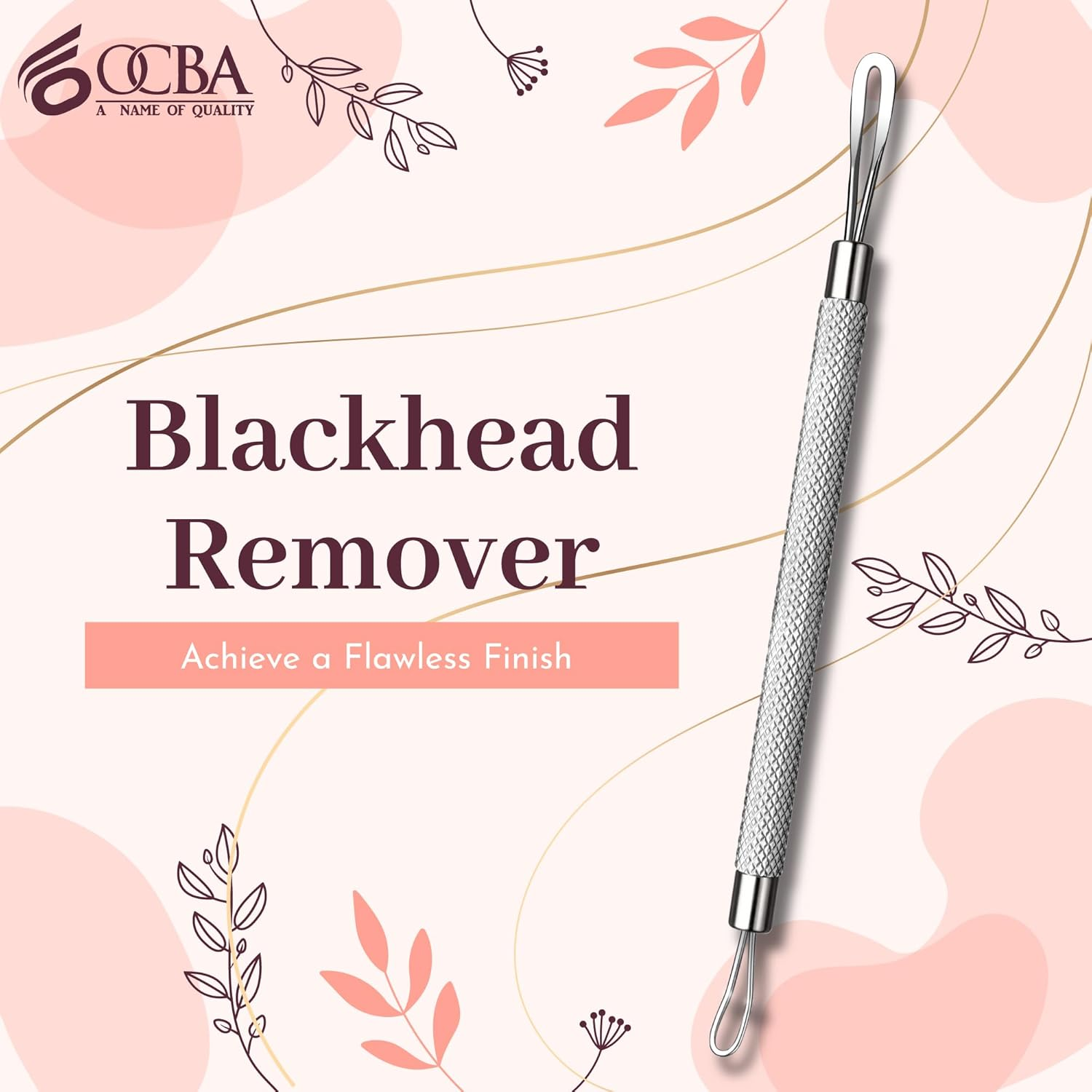 Blackhead Remover Professional Skincare Spot Treatment Blackhead Remover Tool for Blemish Comedone Whiteheads Pimple Popper with Double Sided Soft Touch and Anti-Slip Design image number 3