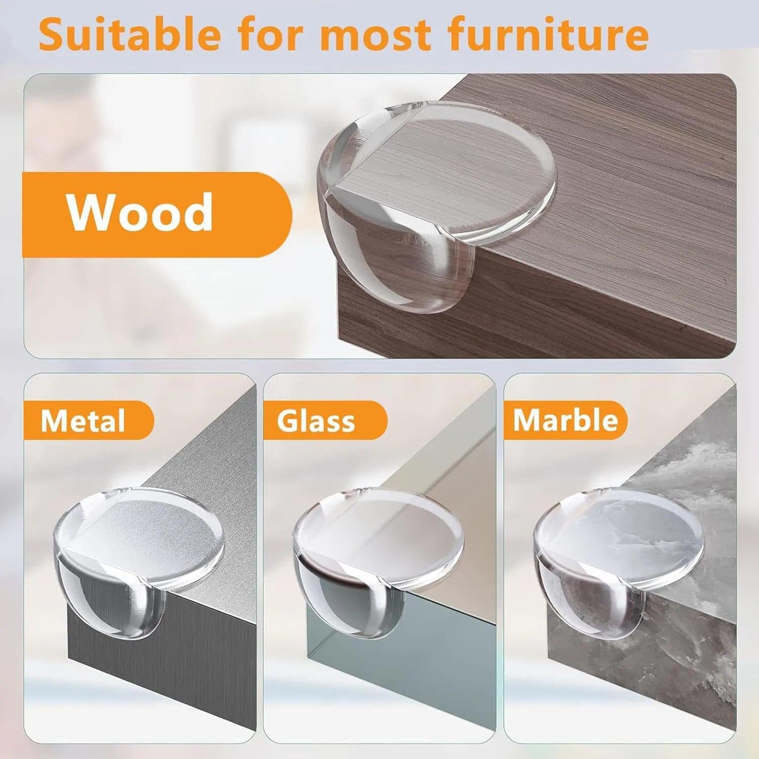 16 Pcs Corner Protector for Baby, Protectors Guards - Furniture Corner Guard & Edge Safety Bumpers Baby Safety by Weidllys