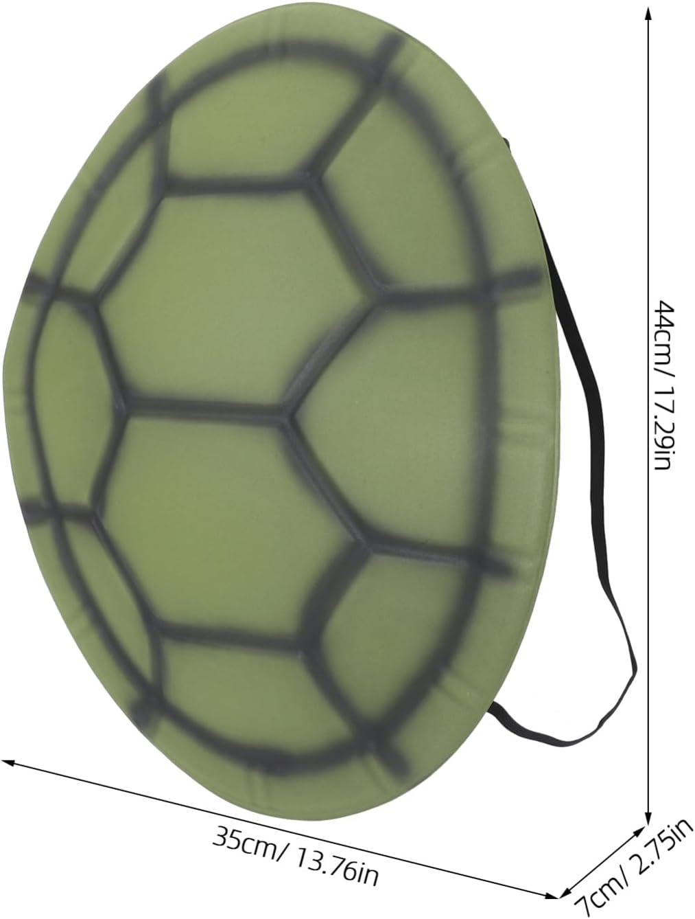 Toddmomy 3Pcs Halloween Turtle Shell Cosplay Costume,Eva Turtle Shell Props Turtle Shell Backpack Cosplay Props for Halloween Dress up Accessories image number 6