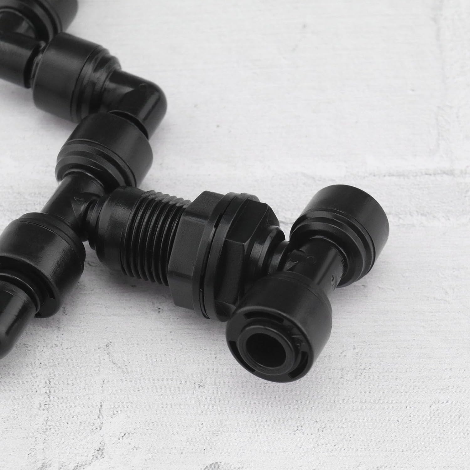 1-Pack Reptile Mister Nozzles 360 Adjustable Nozzles Reptile Fogger Mist for Rainforest Tank Flower Aquarium System(Double Head) image number 4