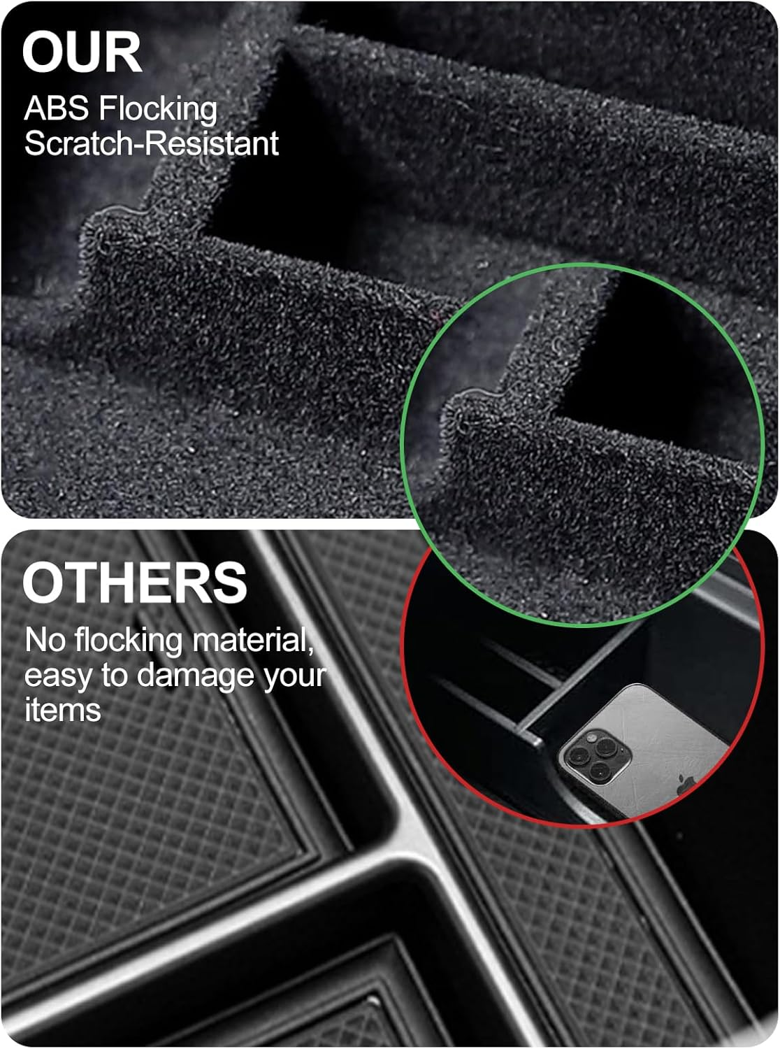 Center Console Organizer for Tesla Model 3 Highland 2025 2024 Model Y (Juniper) 2025 2026 Armrest Storage Box Holder Insert Tray Hidden Drawer Interior Accessories - Armrest Tray image number 7