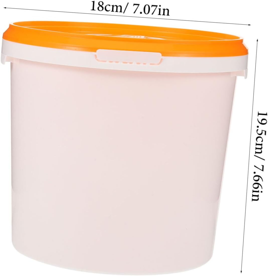 Wet Wipes Bucket Refillable Wipes Holder for Bathroom Car Use Handle Bucket and Cleaning image number 4