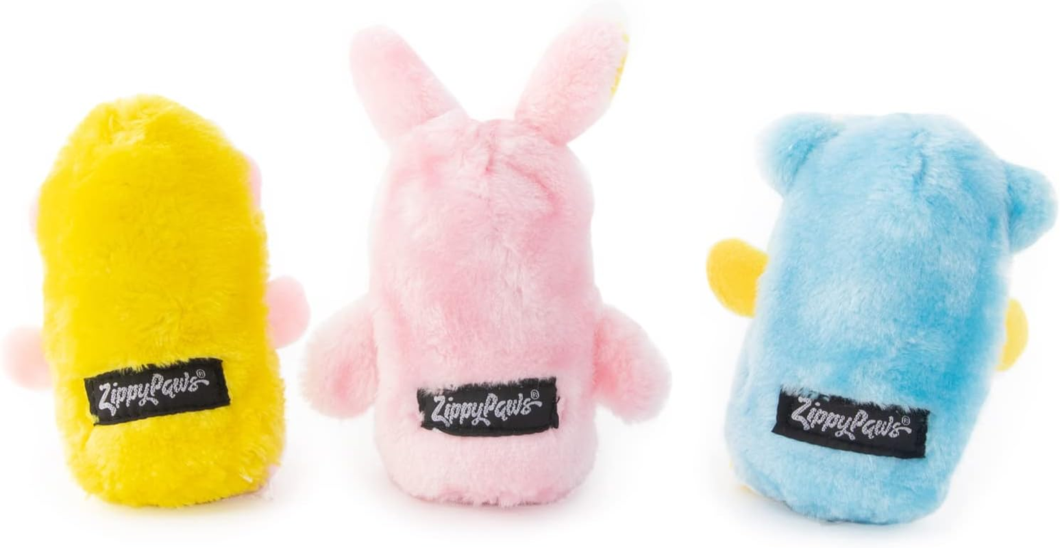 Zippy Paws Plush Dog Squeaker Toy, 3 Count image number 4