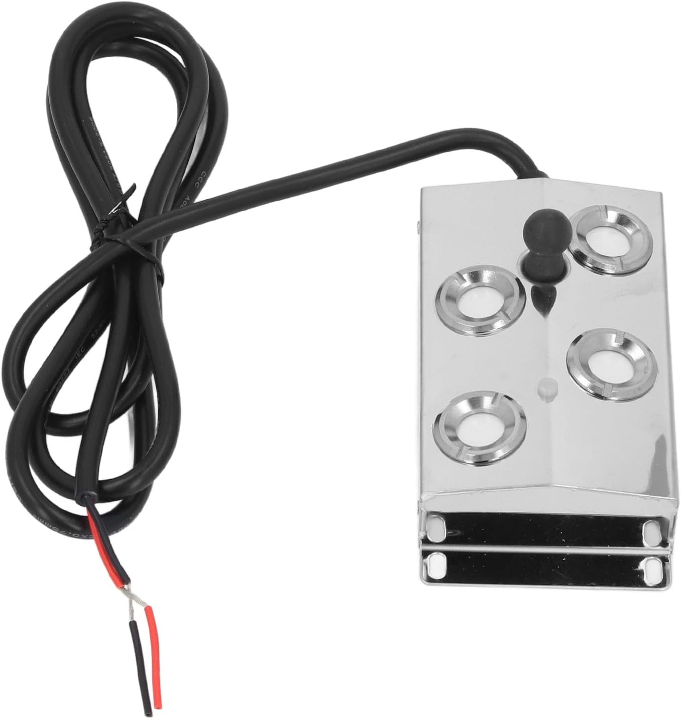 Tnfeeon Garden Mist Maker, Waterproof Stainless Steel Ultrasonic Fogger with 4 Heads for Outdoor and Indoor Landscape Enhancements image number 4