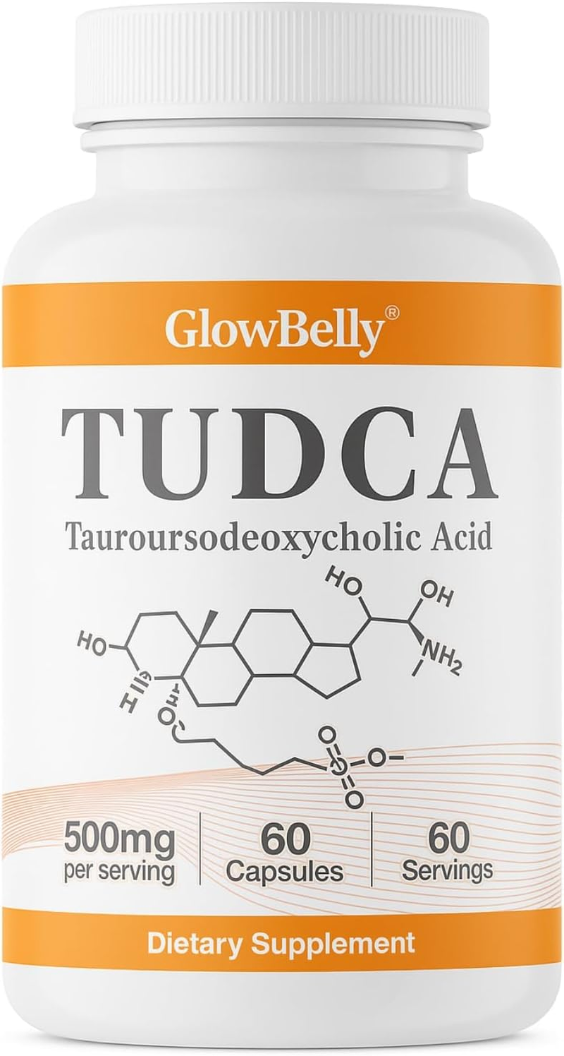 TUDCA Capsules 500Mg | Tauroursodeoxycholic Acid | Pure Single-Ingredient 1 a Day Formula | 60 Capsules by Glowbelly image number 3