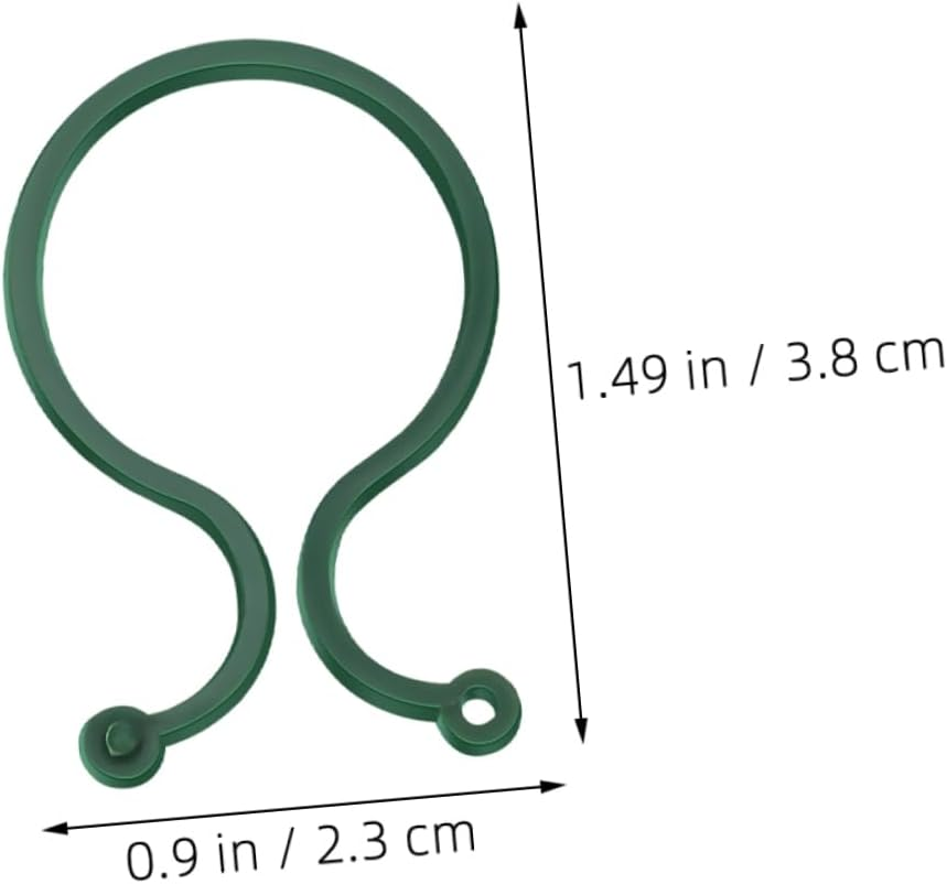 VINTORKY 150Pcs Plastic Plant Climbing Clips for Vine Support Secure Outdoor Garden Bonsai Flower Stem Holder Reusable Gardening Plant Clip image number 1