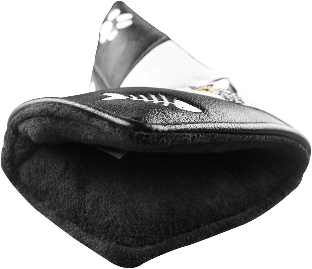 PINMEI Golf Blade Putter Cover Golf Putter Headcover Synthetic Leather Closure for Scotty Cameron Odyssey Blade Taylormade Ping