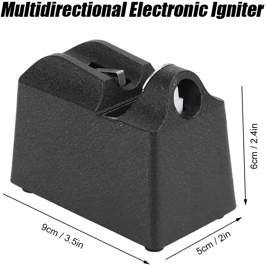 Torch Electronic Igniter, Metal Automatic Single Direction Igniter Welding Shops Soldering Station Accessory BBQ Grill Kitchen Fireplace Camping Lighter Light Sparks for Jewelry Cutting DIY Crafts image number 3