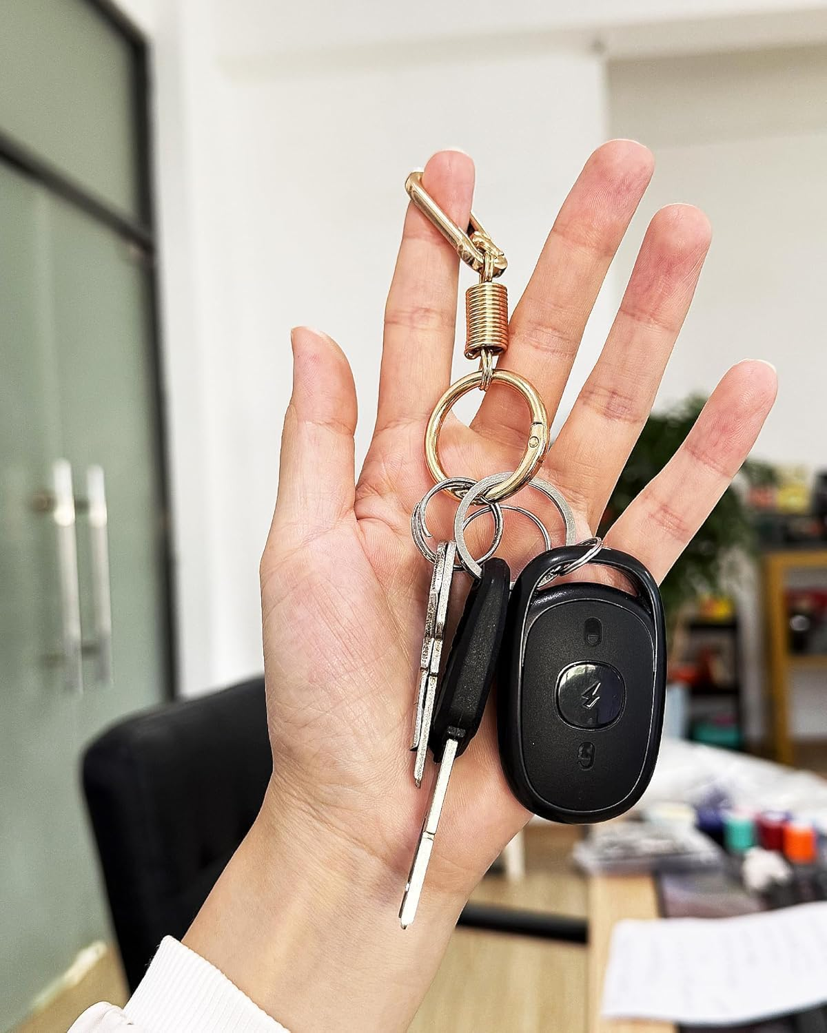 Simple Strong Metal Keychains Keyring Key Chain Ring Clip Holder Organizer for Home Car Keys Key Finder Women Men