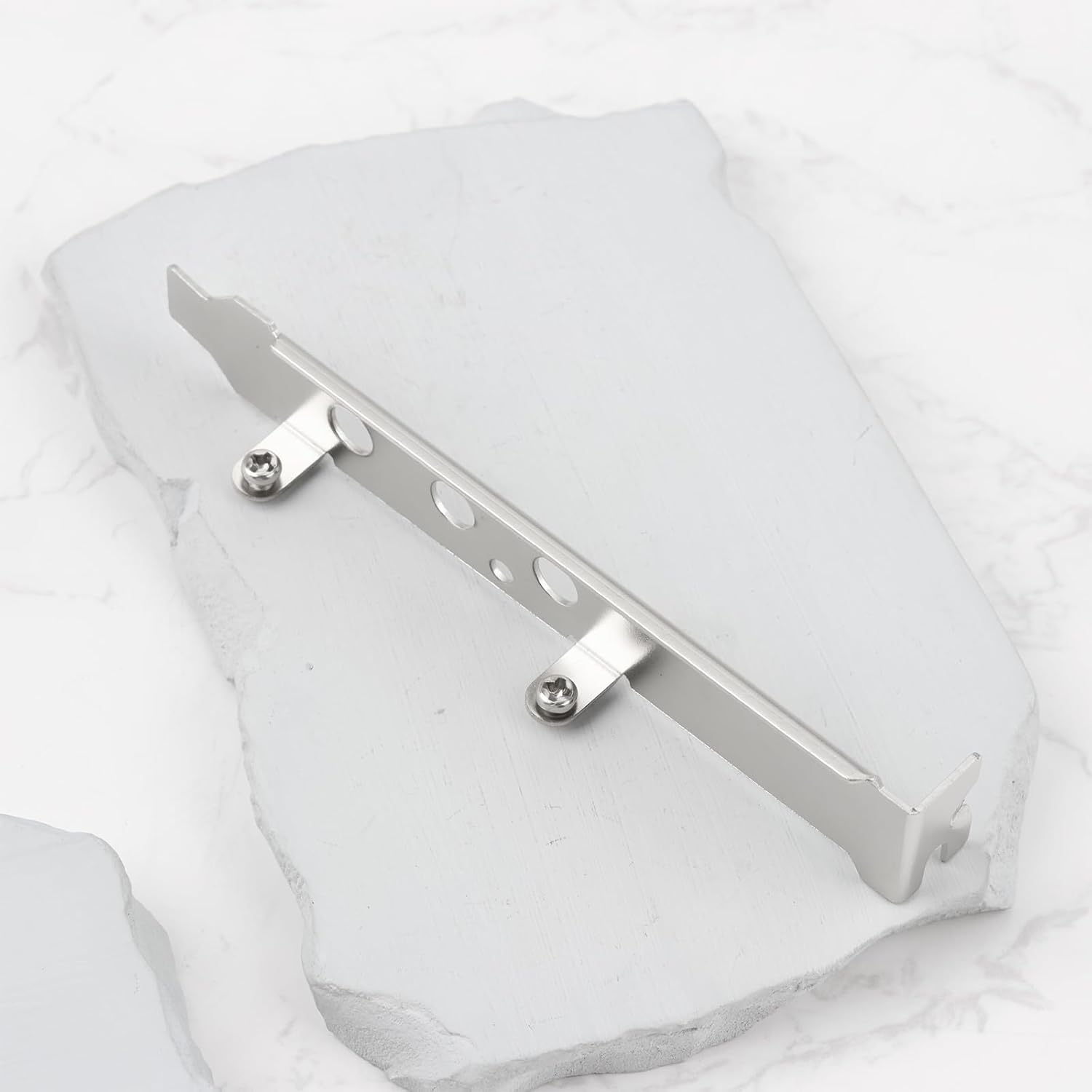 2Pcs 3 Hole Full Height Bracket Compatible with Standard PCI AGP Slot Case