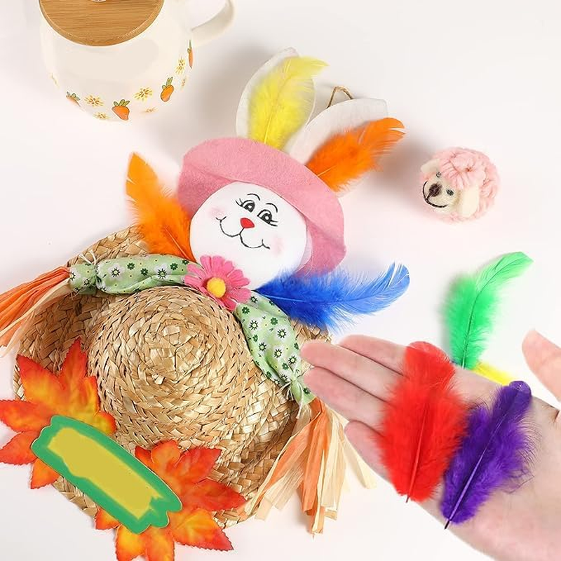 WEZCHUGHAOL Colorful Feathers Assortment for DIY Crafts and Decorations - Vibrant Plume Fluffy Feathers for Dream Catchers, Jewelry Making, and Home D&eacute;cor image number 6