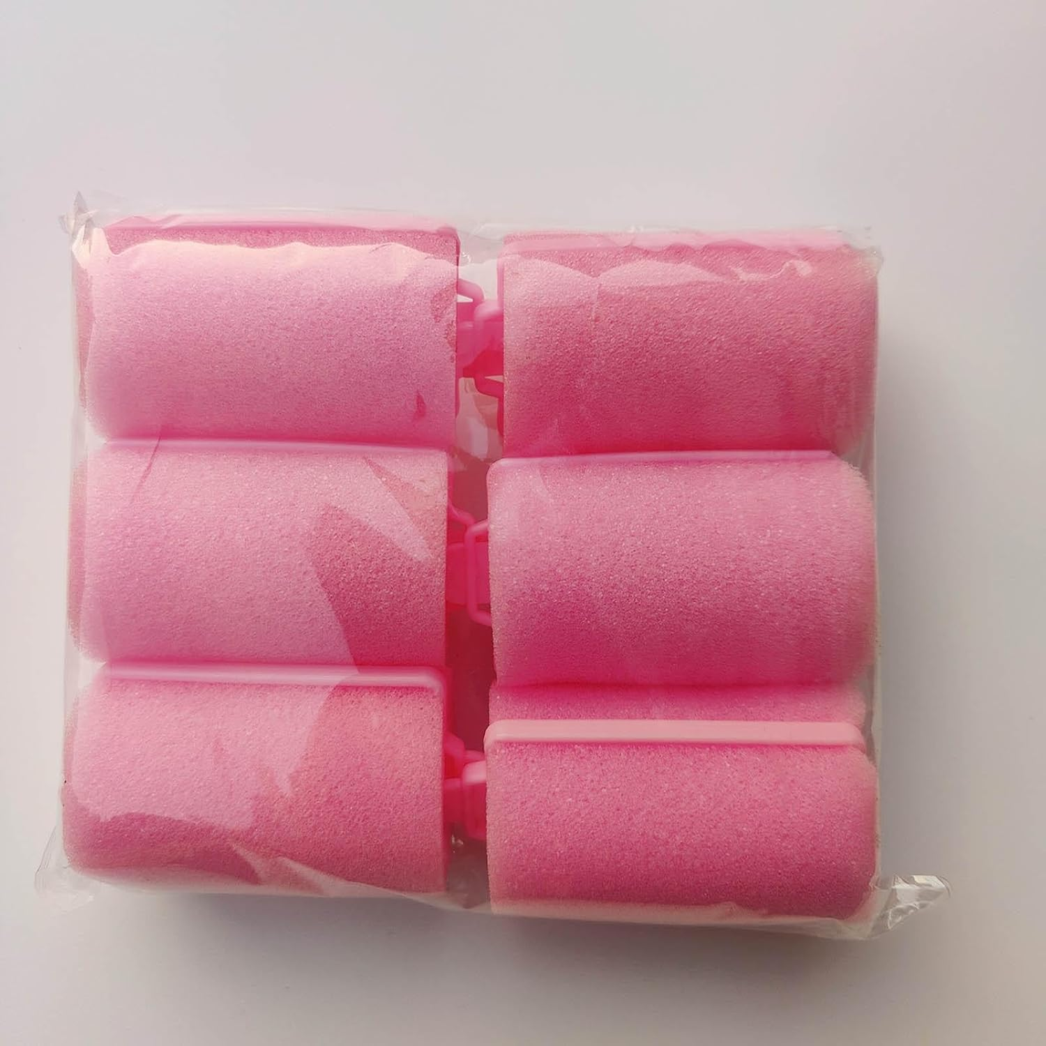 Harayaa 6 Pieces Soft Foam Hair Styling Curlers, Large Size Hairdressing Curlers, 40 Mm Sponge Hair Styling Rollers