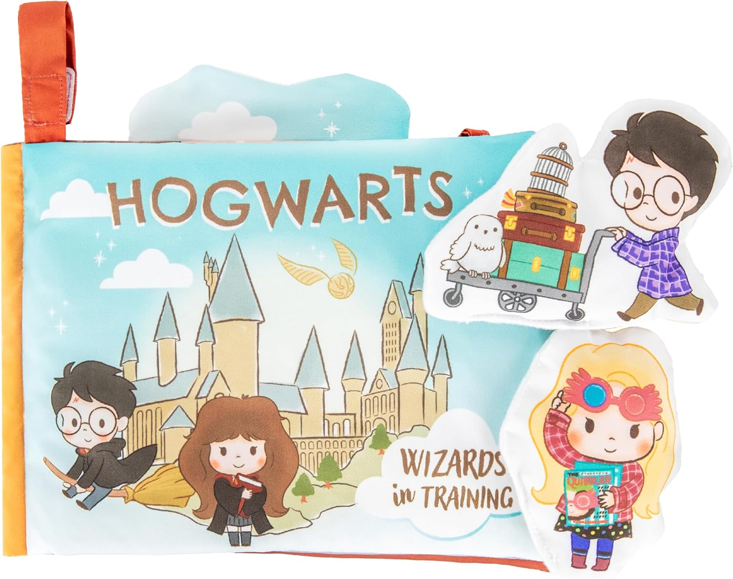 KIDS PREFERRED Harry Potter Activity Deluxe Soft Book with Crinkle, Squeak, Peek-A-Boo Flap, and Tactile Features &ndash; 8 Inches image number 4