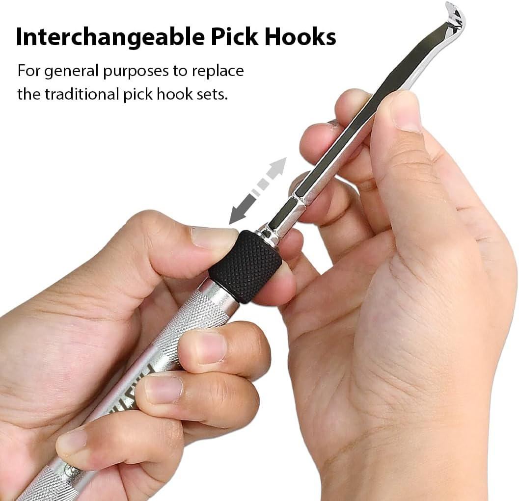 FIRSTINFO F3282 Patented 3-Piece O-Ring Seal Pick Hook Set, O-Ring Seal Gasket Pick Hooks Puller Remover Tool image number 4