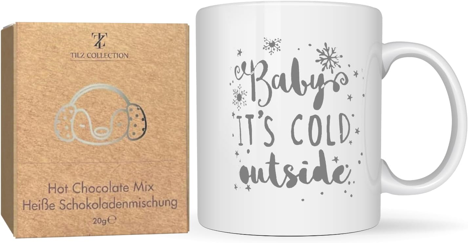 Hot Chocolate Gift Set with Mug and Mini Hot Water Bottle - Sachets Included - Holiday Presents for Kids, Teens, Women, Girls, Boys image number 4