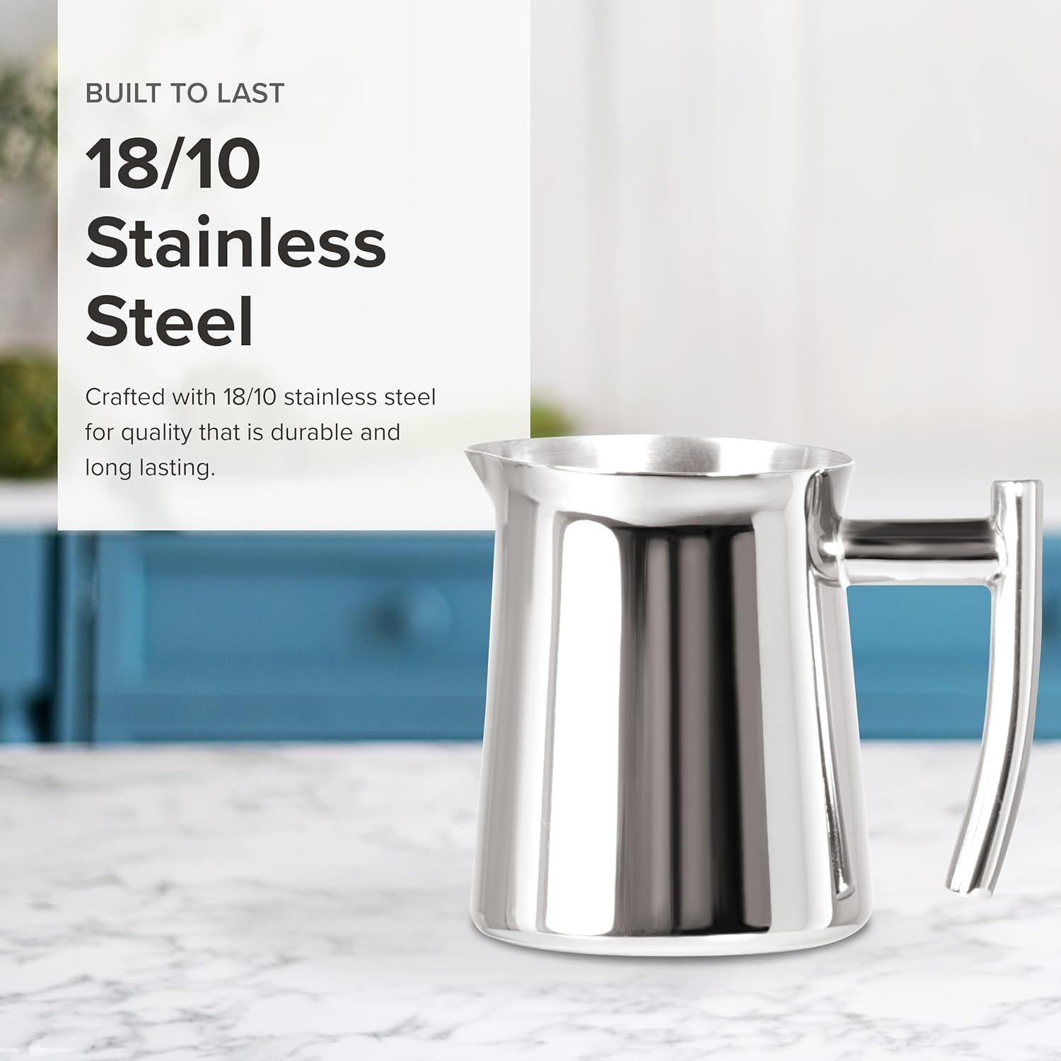 Frieling Elegant Creamer, 10 Fl. Oz., Mirror Finish image number 5