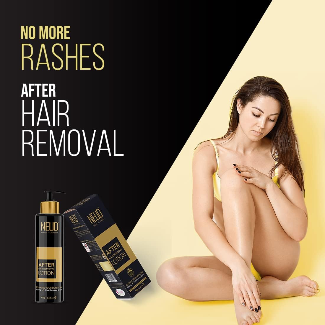 NEUD after Hair Removal Lotion for Skin Care in Men & Women - 1 Pack (100 Gm) image number 3