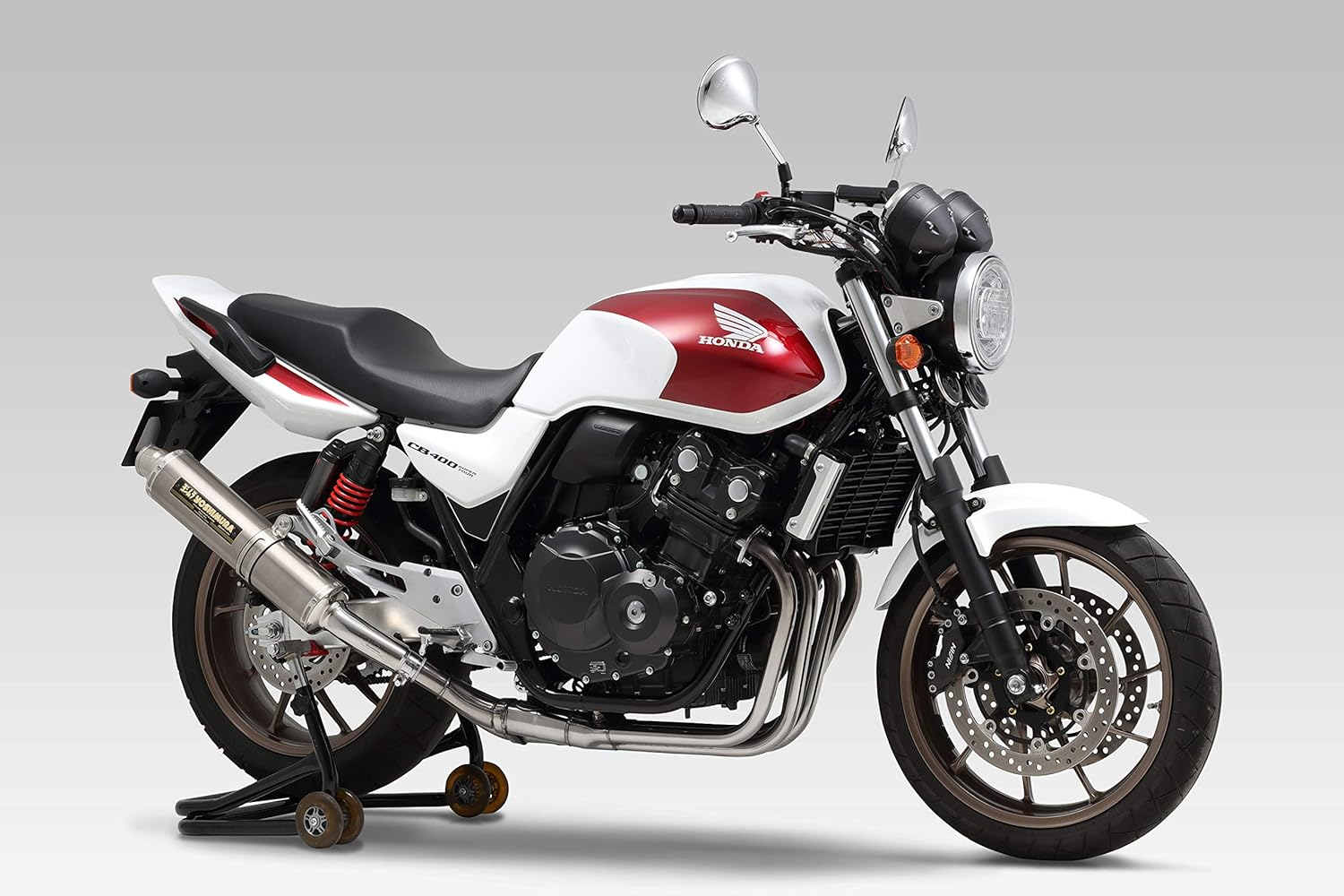 Yoshimura Slip-On CB400SF/SB Revo (08-13) CB400SF (14-22) CB400SB (14-22) Cyclone Government Approved Titanium Cover 110-458-5480