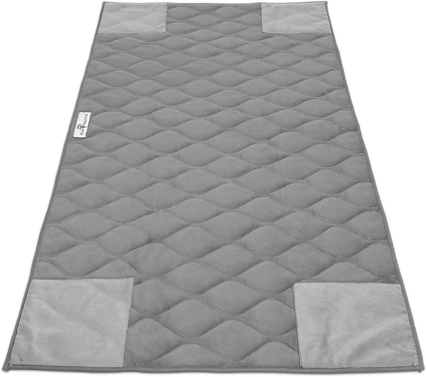 Paw Inspired Popcorner Guinea Pig Cage Liners | Washable Fleece Bedding or Pet Bed Mat for Small Animals | Super Absorbent Pee Pad with Reinforced Corners and Waterproof Bottom (C&C 2X4, Gray) image number 5