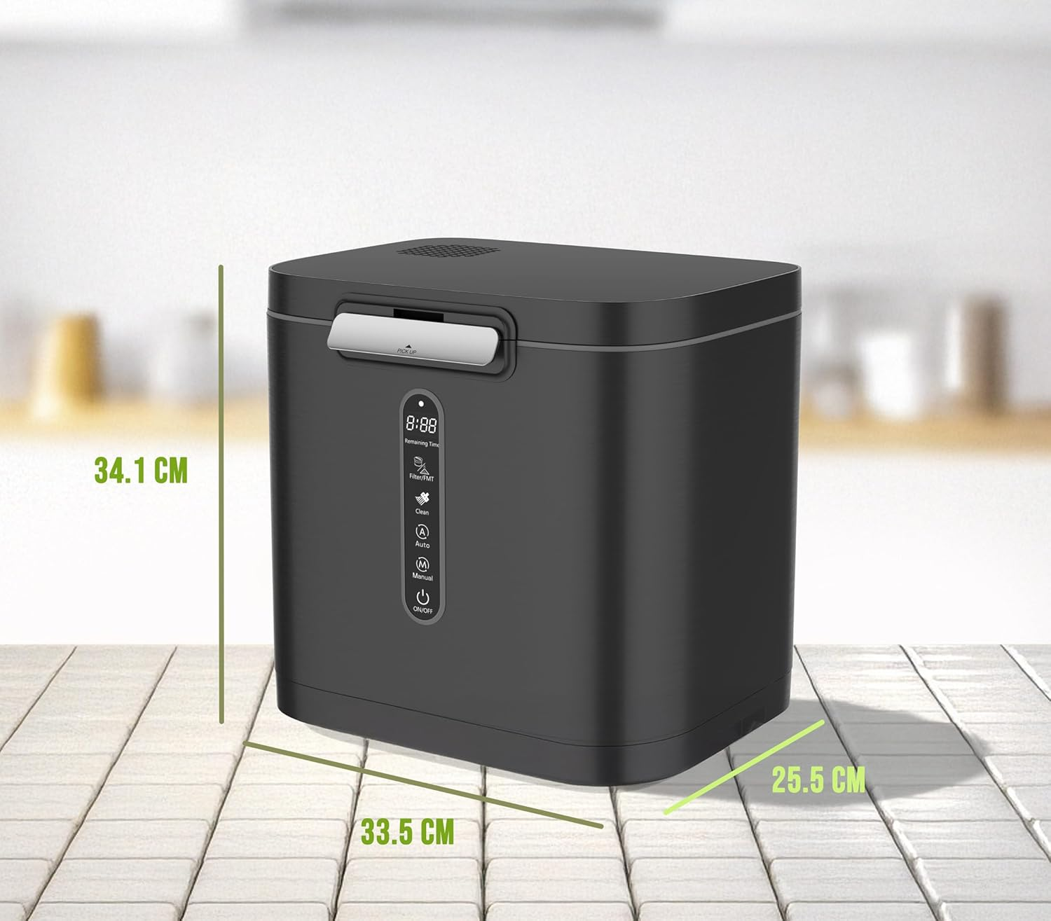 Healthy Choice Electric Food Waste Composter &ndash; 3.8L Kitchen Bin Reduces Waste by 90%, Odour-Free, Self-Cleaning, Touch Controls, Fast 3Hr Cycle, Charcoal Filter image number 3