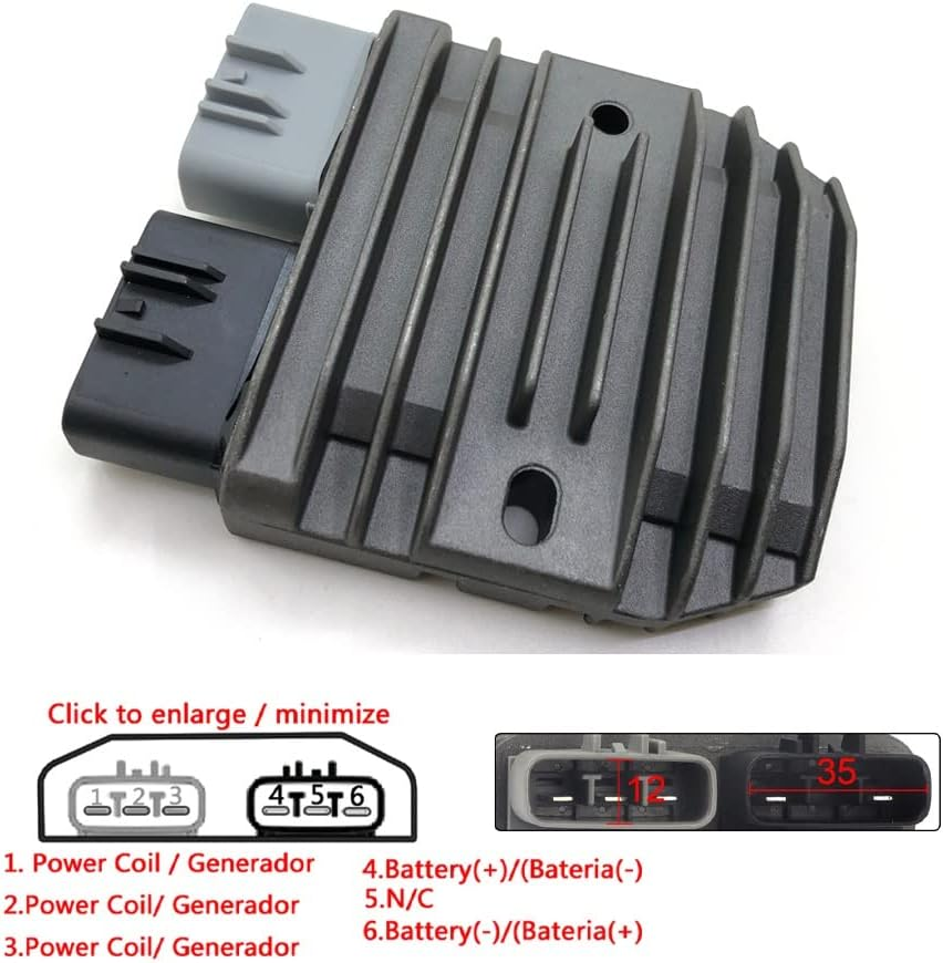 Motorcycle Voltage Regulator for BMW C 600 for Sport 650 for GT for S1000 for RR Motorcycle Voltage Regulator Rectifier 1PC 12V Motorbike Parts 2011-2012 Voltage Stabilizer image number 1