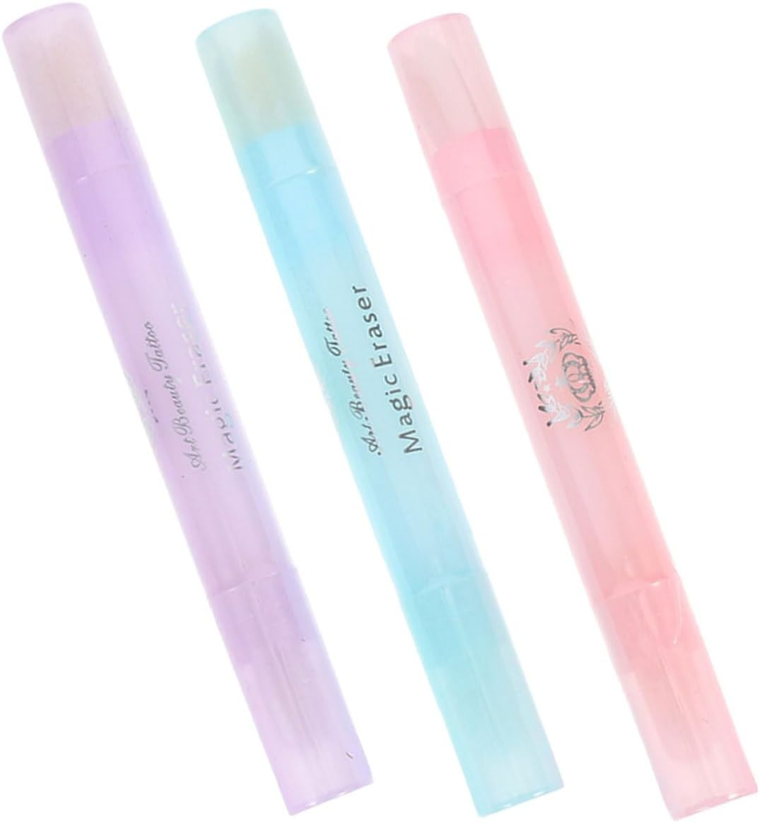 Ipetboom 3Pcs Nail Polish Remover Pen Set Nail Art Edges Corrector Pens Multi-Color Manicure Tools for Women and Men Easy Clean