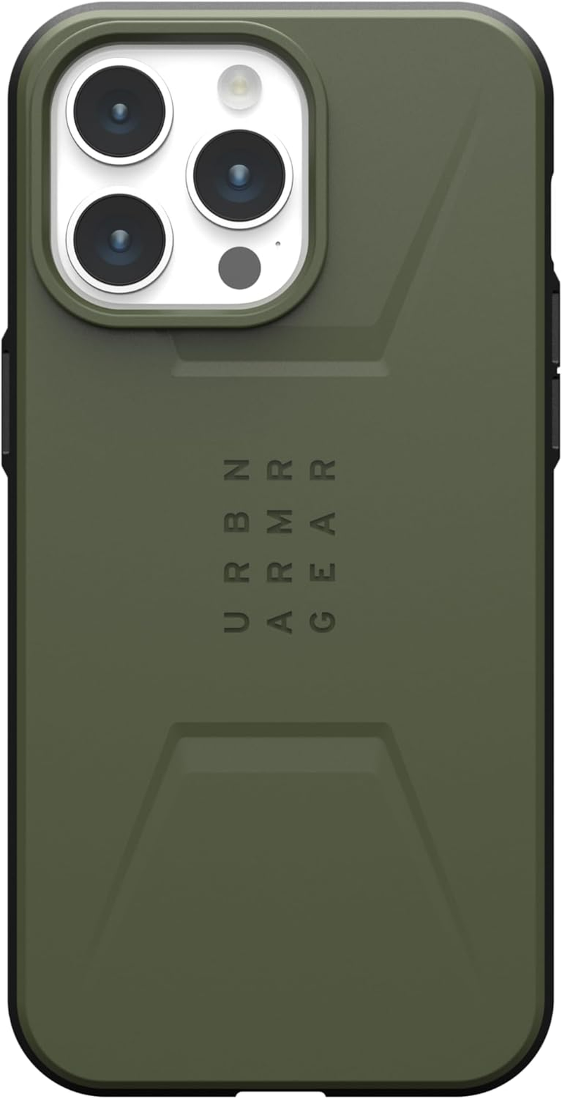 UAG Civilian Case with Magsafe for Iphone 15 Pro Max, Olive Drab