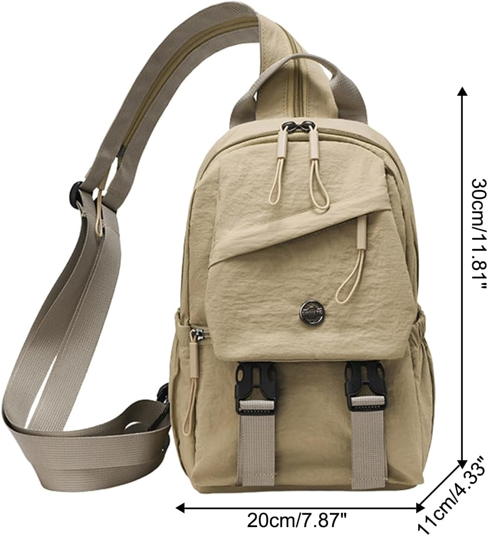 Sellerfun Durable Nylon Workwear Backpack for Men Women Casual Outdoor Travel Rucksack image number 3