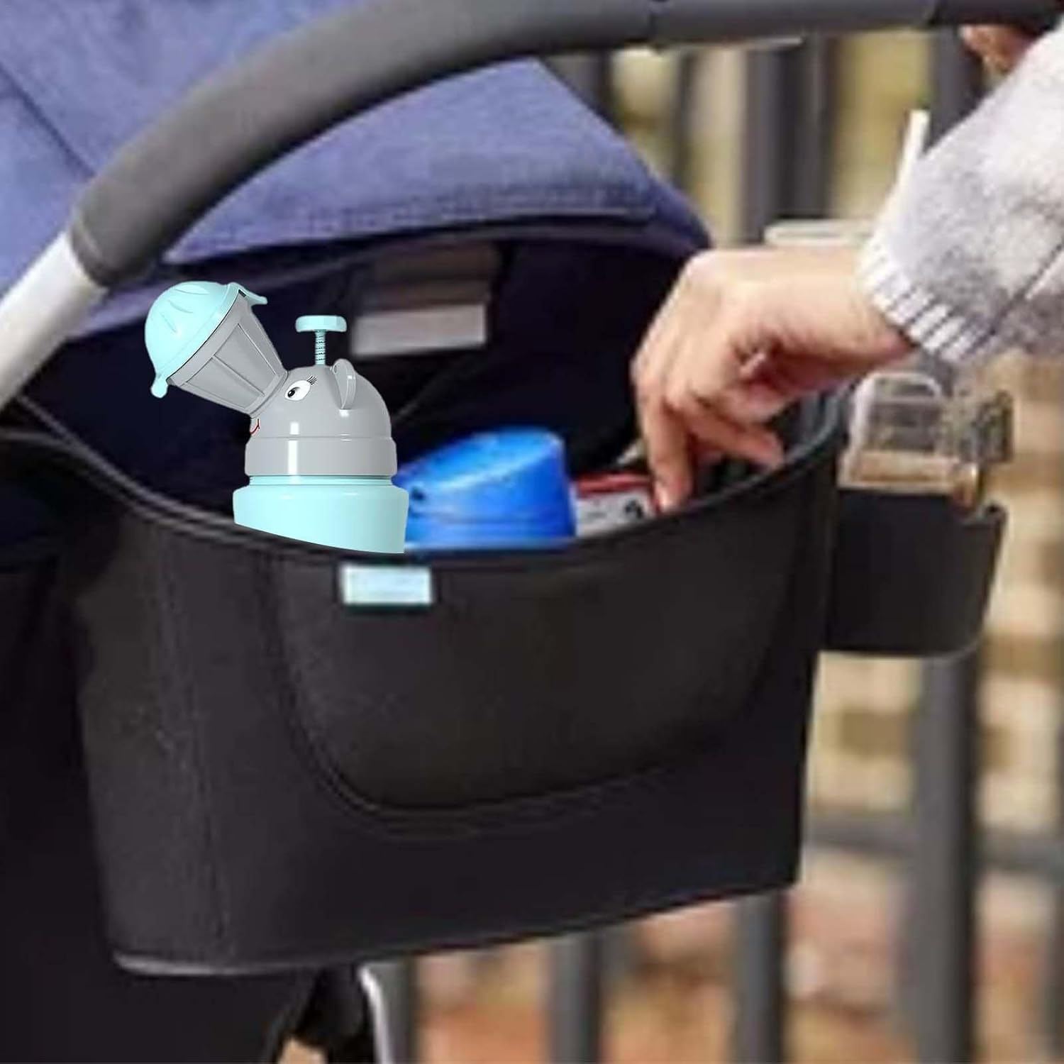 Portable Baby Urinal | Portable Urine Bottle for Kids | Baby Portable Potty Urgent Urinal Toilet for Car Travel And - Princess Style image number 7