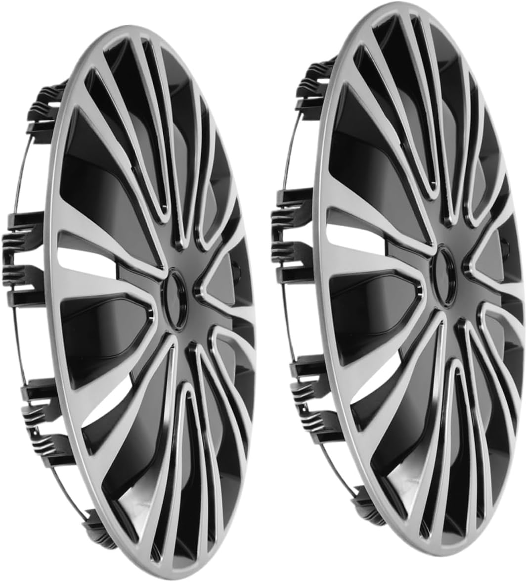 TIDTALEO 2Pcs Wheel Hub Decorative Automotive Easy Installation Protective Rim Cover for Car Prevents Debris Entry Fit for Various Vehicles