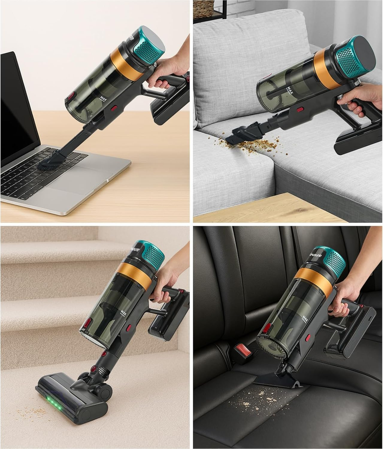 Cordless Stick Vacuum Cleaner &ndash; 45KPA Powerful Suction Bagless Handheld Lightweight Long Battery Life for Home Car and Pet Hair image number 1