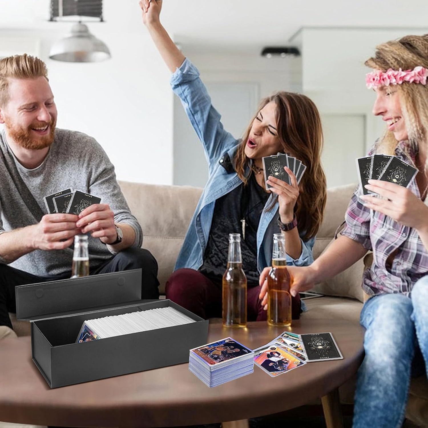 Trading Card Storage Box, Top Loader Storage Box, Trading Card Holder Topload Hobby Box for 800 Count Cards - 1 PACK image number 6