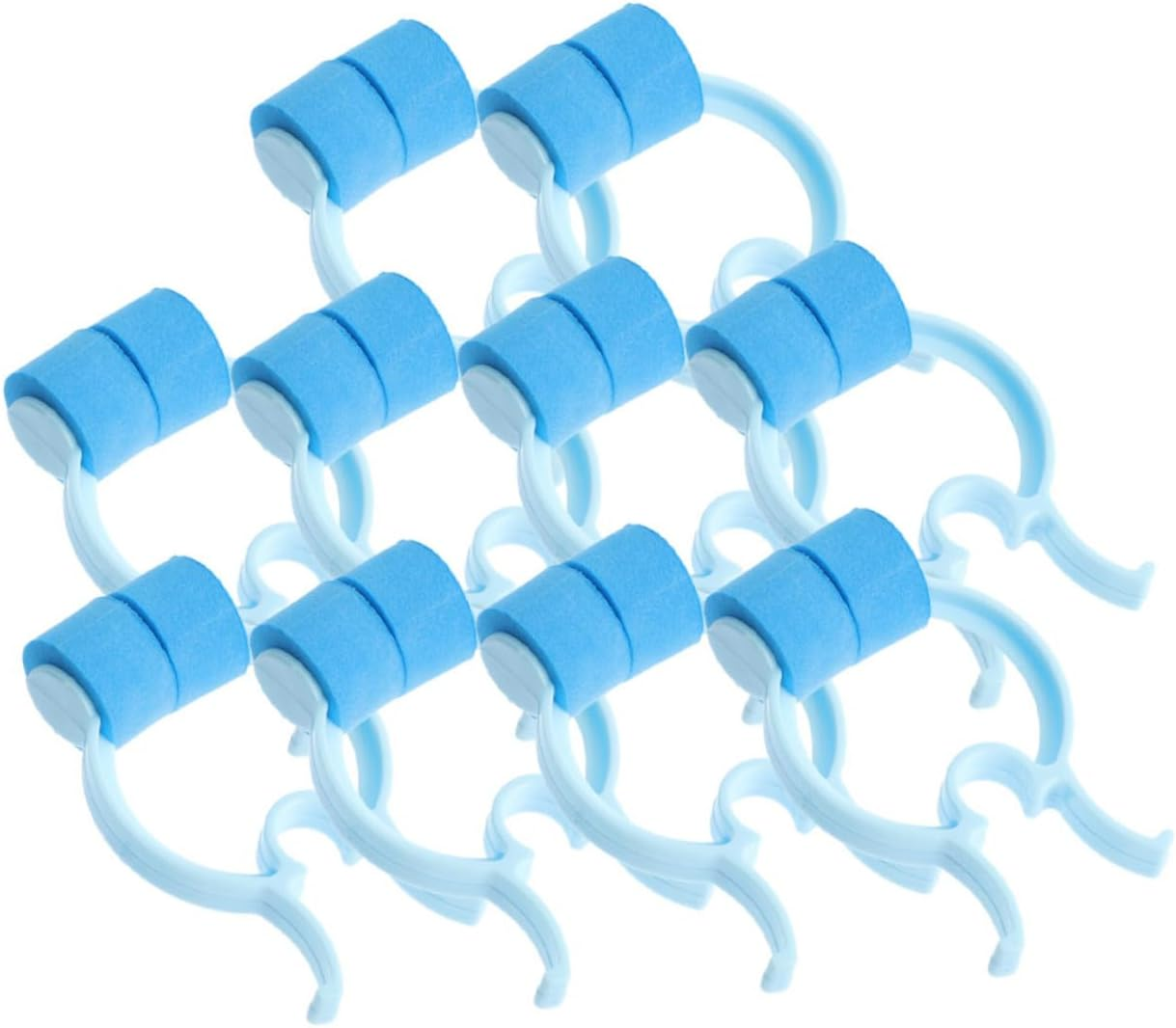 COOLHIYA 16Pcs Nose Clips for Lung Breathing Training Nasal Stopper Clips for Improved Breathing Nose Strips for Breathing Comfortable and Nose Clips