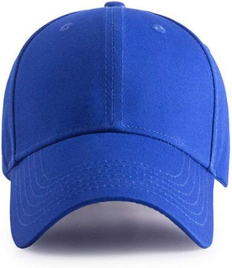 Yizhichu19900502 Men Women Plain Cotton Structured Baseball Cap Adjustable Strapback 6 Panel Hat - Camel image number 4