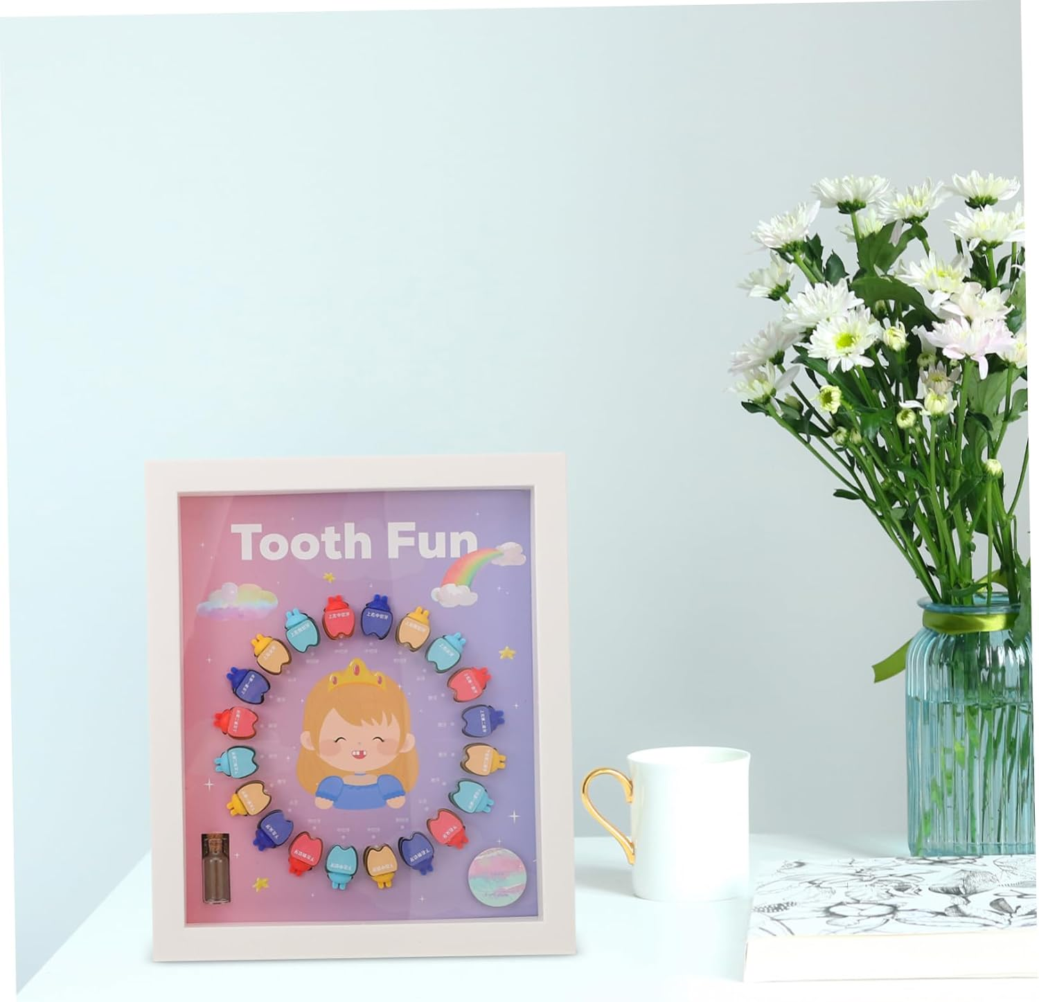 1Set First Tooth Keepsake Box for Boys and Girls Charming Boy Girl'S Tooth Holder Spacious Storage Safe Material for Collection And image number 4