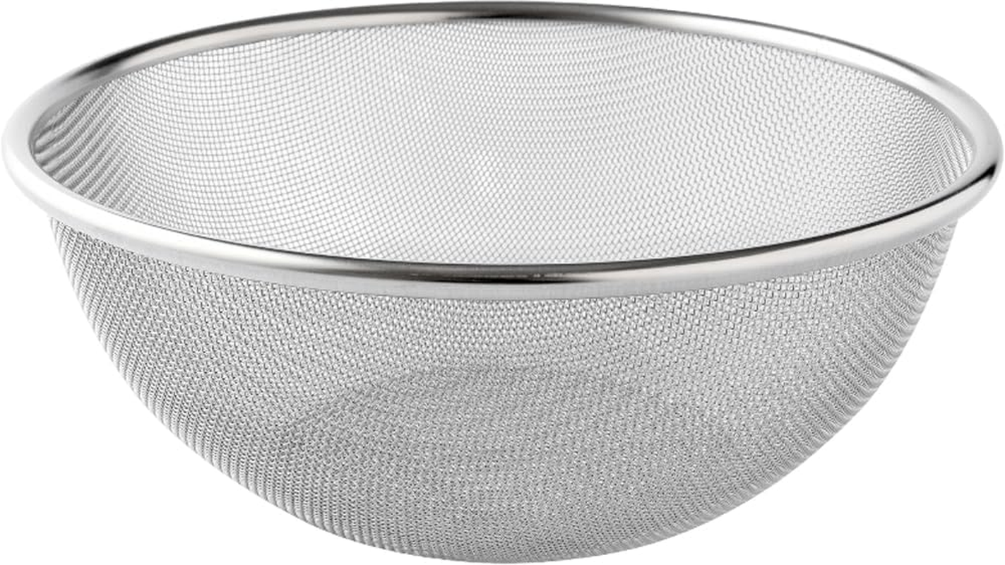 Ernest A-77721 Tsubamesanjo Stainless Steel Colander, 8.3 Inches (21 Cm), Small Rice Will Not Fit (16 Mesh), Easy to Wash (Wireless) Dent Resistant (Stainless Steel Colander) Favorite Brand of Major image number 5