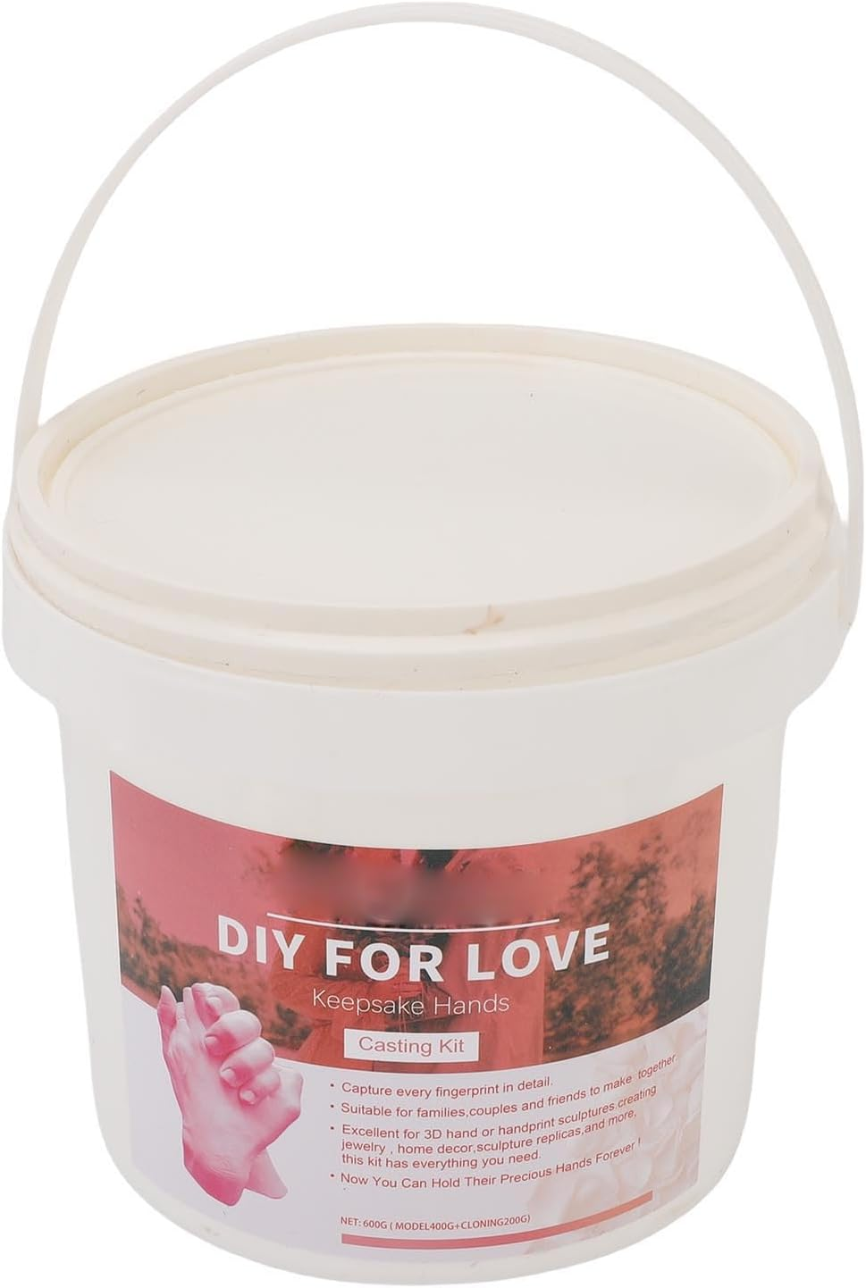 Interactive Hand Casting Kit Wooden Tools Strengthen Thinking and Hands on Skills Plaster Powder for Lifelike Models for Commemorative Occasions and Parent Child Activities image number 1