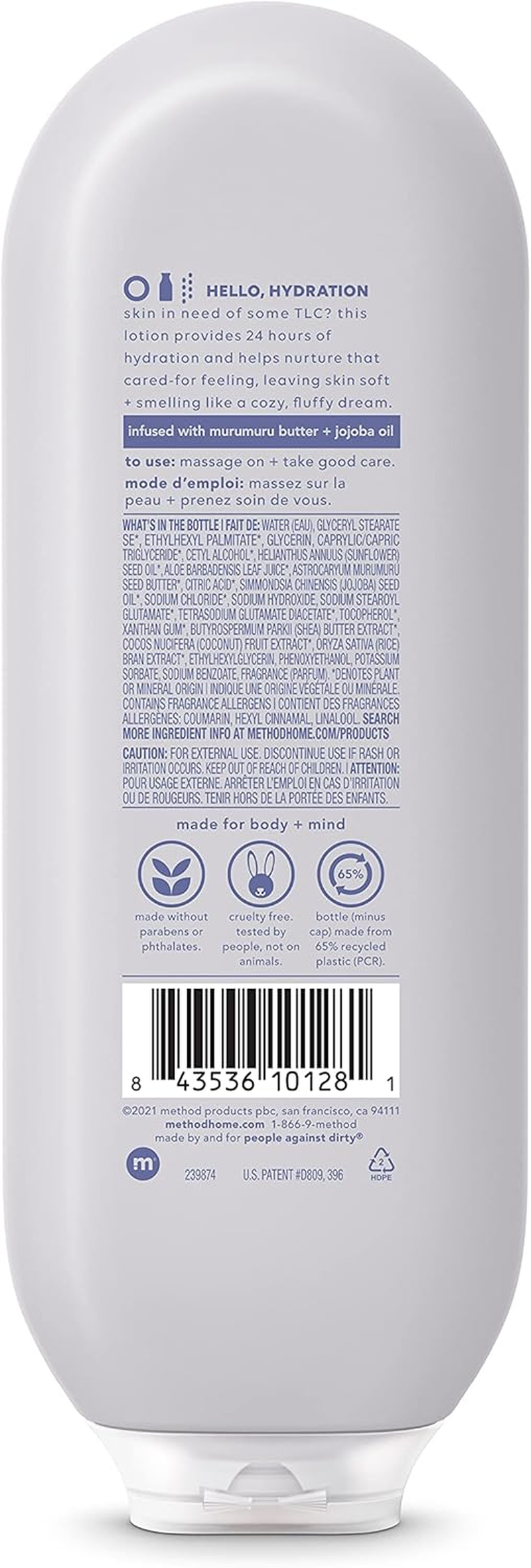 Method Daily Lotion, Simply Nourish, Plant-Based Moisturizer for 24 Hours of Hydration, 13.5 Fl Oz (Pack of 1) image number 5