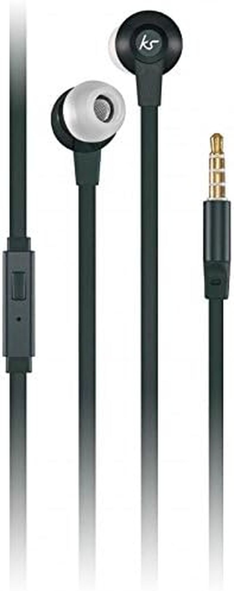 Kitsound Kit Sound Naples Earphones Carry Pouch with Black KSNAPLBK image number 1