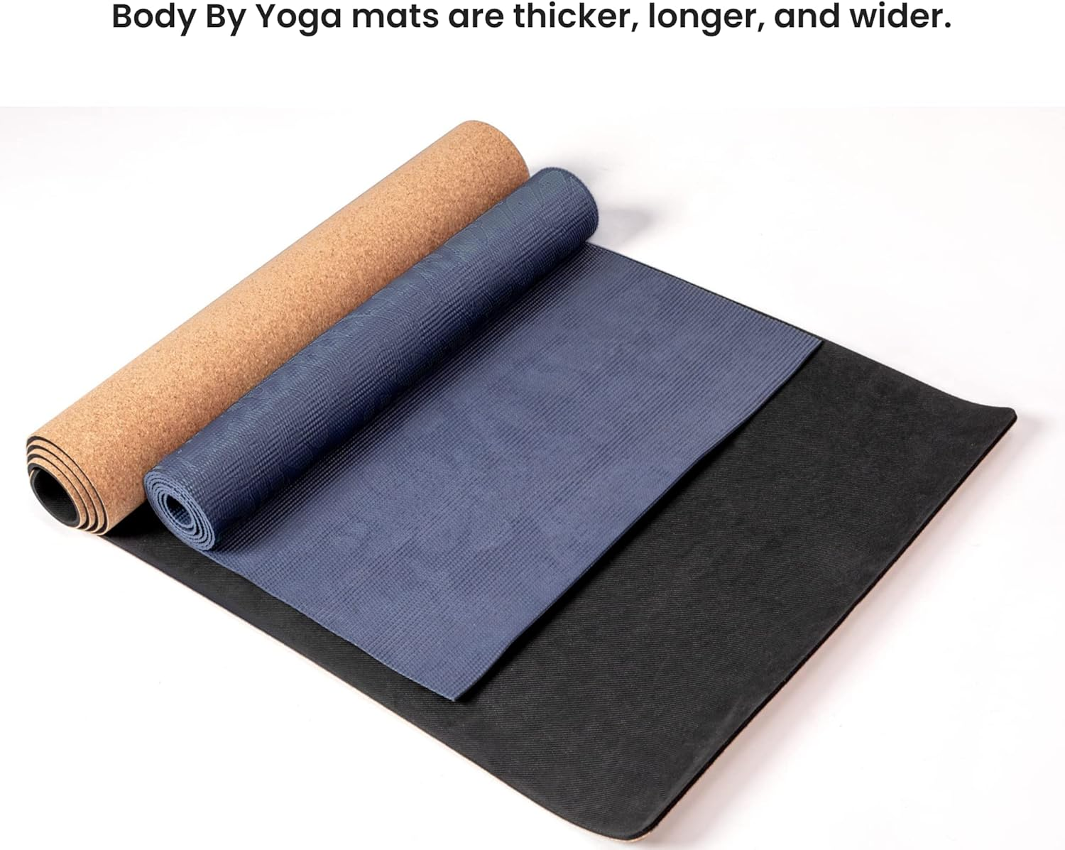 Luxury Cork Yoga Mat - Non Slip, Extra Thick Grip. Thicker, Longer, and Wider for More Comfort and Support. Tough Enough for Hot Yoga. Natural, Non Toxic, and Eco Friendly. Optional Alignment Lines. image number 4