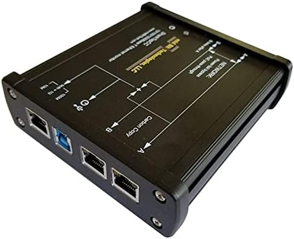 Sharktap Sharktapcc Ethernet Tap - 10-1000Baset - Power-Fail Relays, Poe Pass-Through - 1 Count image number 4