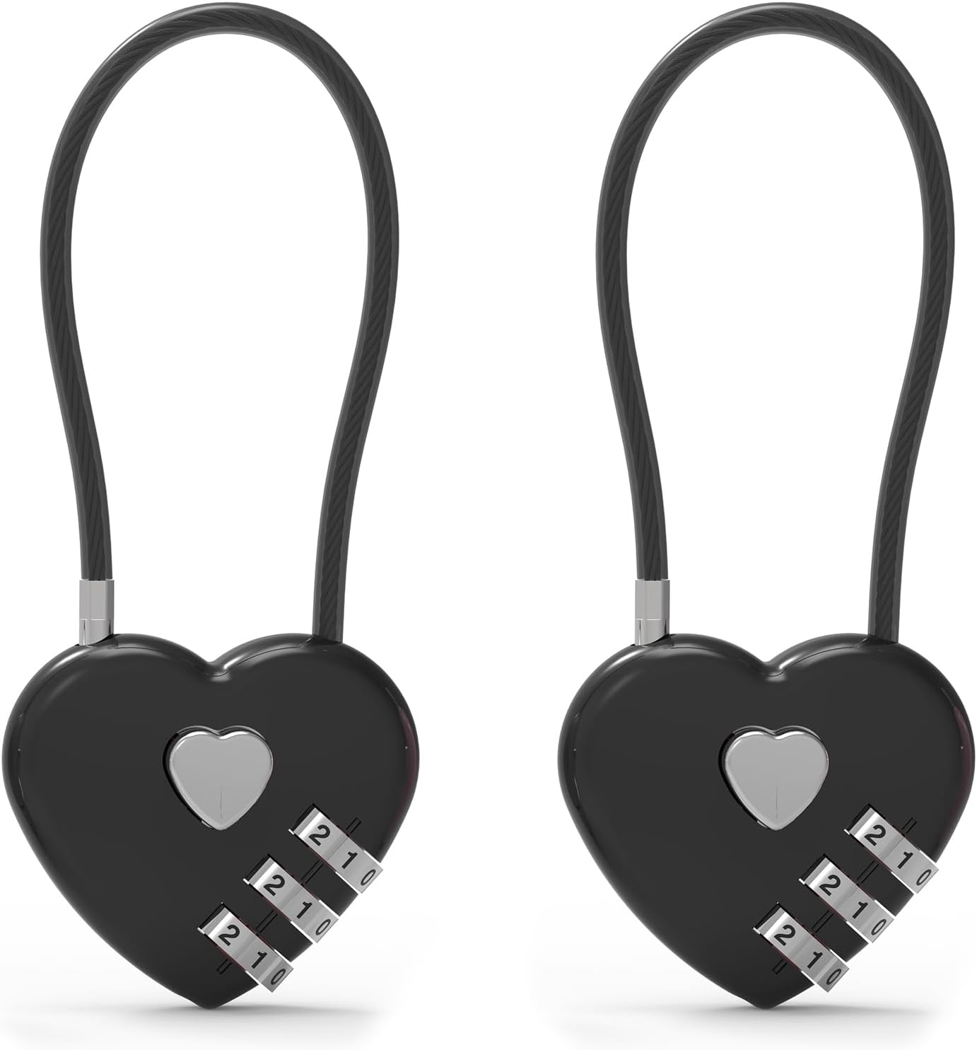 UP Security Combination Padlock, Small Cable Lock with Code, Candados Para Locker, Combo Cable Lock for Luggage, Suitcase, Gym Locker, Backpack Zipper, Cabinet, Mailbox, Outdoor Use, Travel Safe Bag