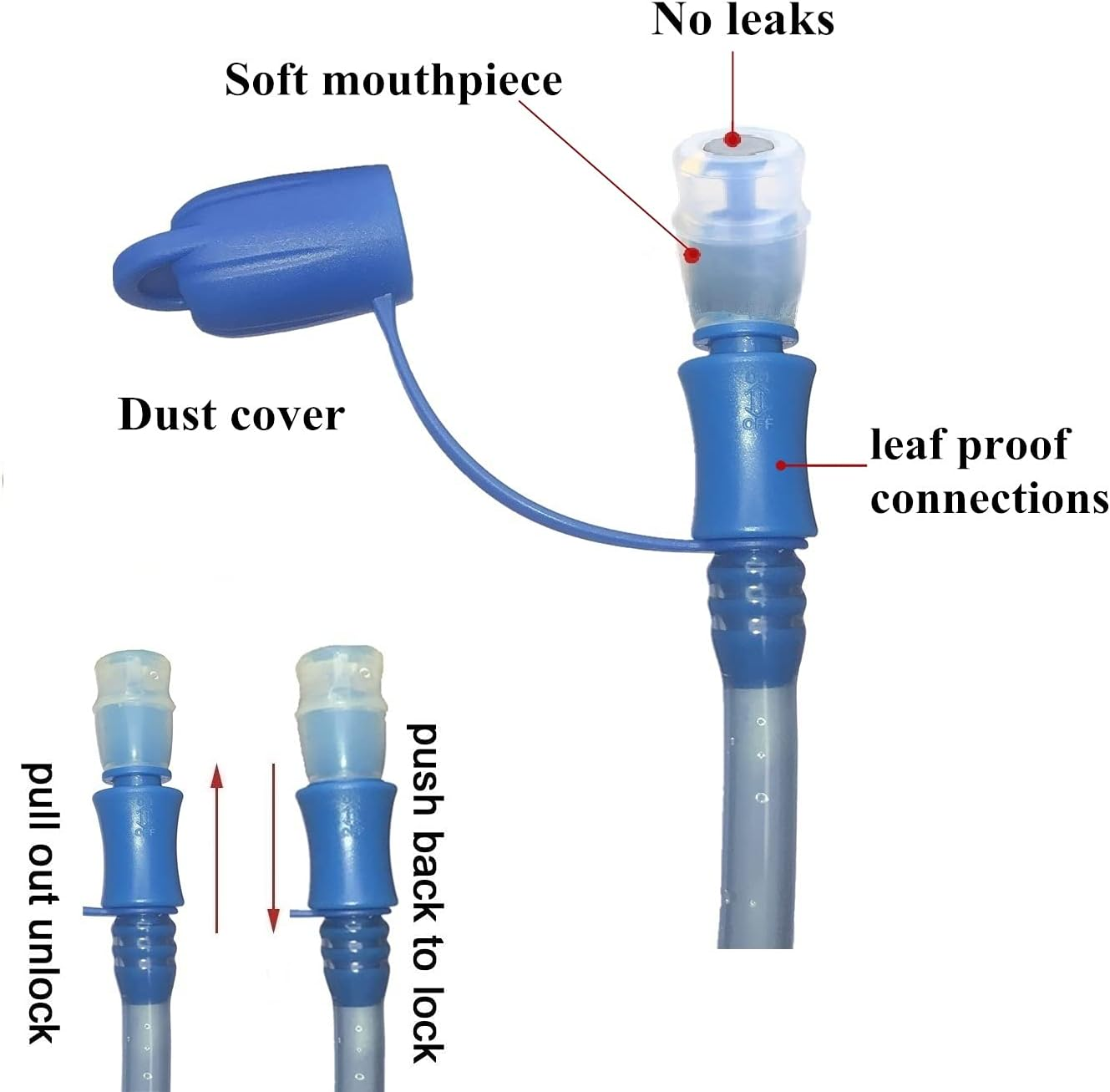 Hydration Bladder Water Bladder Leak Proof Water Reservoir,Bpa Free Hydration Pack Replacement,Sports Travel Reservoir Hydration Bag Pack Hiking,Outdoor