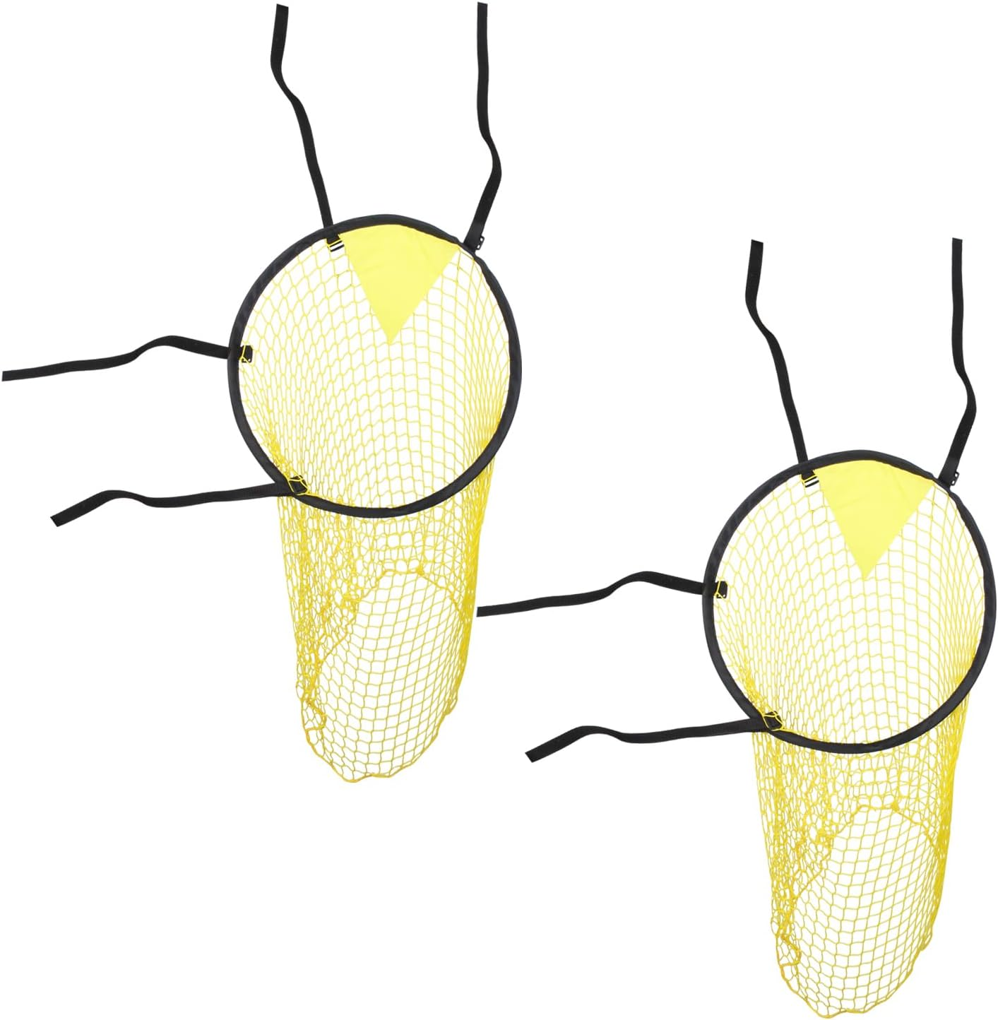 KVMORZE 2 Pcs Top Bins Soccer Target with Carry Storage Bag, Soccer Training Net Corner Soccer Train Goal for Ball Football Shooting Accuracy Practice Equipment, Easy to Attach and Detach image number 4