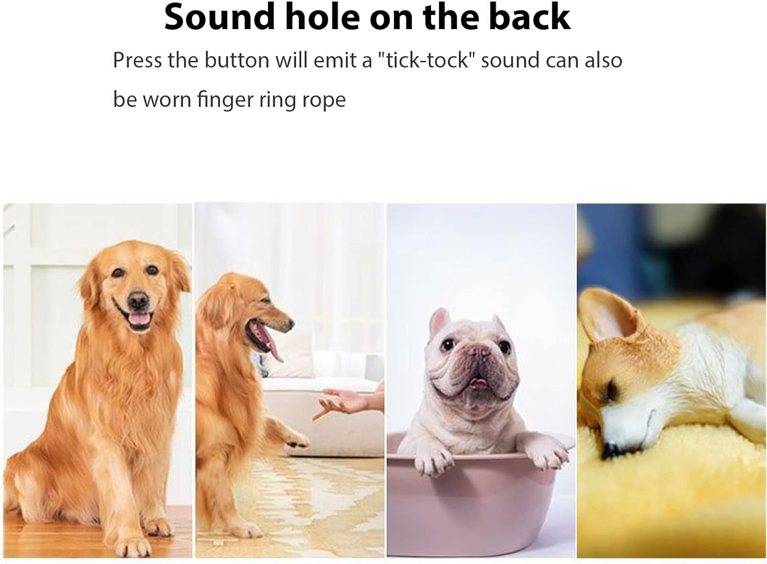 Cat Training Clicker, Portable Pet Training Clicker Stainless Steel Hook Universal Interactive with Wrist Strap for Cats for Training (Sky Blue) image number 4