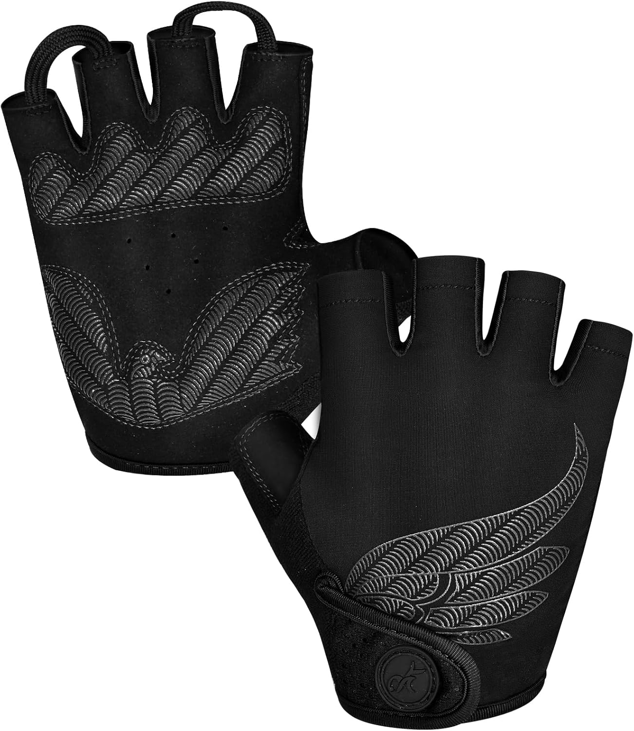 MOREOK Cycling Gloves Bike Gloves for Men/Women-[5Mm Gel Pad] Half Finger Bicycle Biking Gloves for Cycling/Weight Lifting/Gym/Motorcycle/Rowing/Outdoor Sports-128-Balck-S image number 4