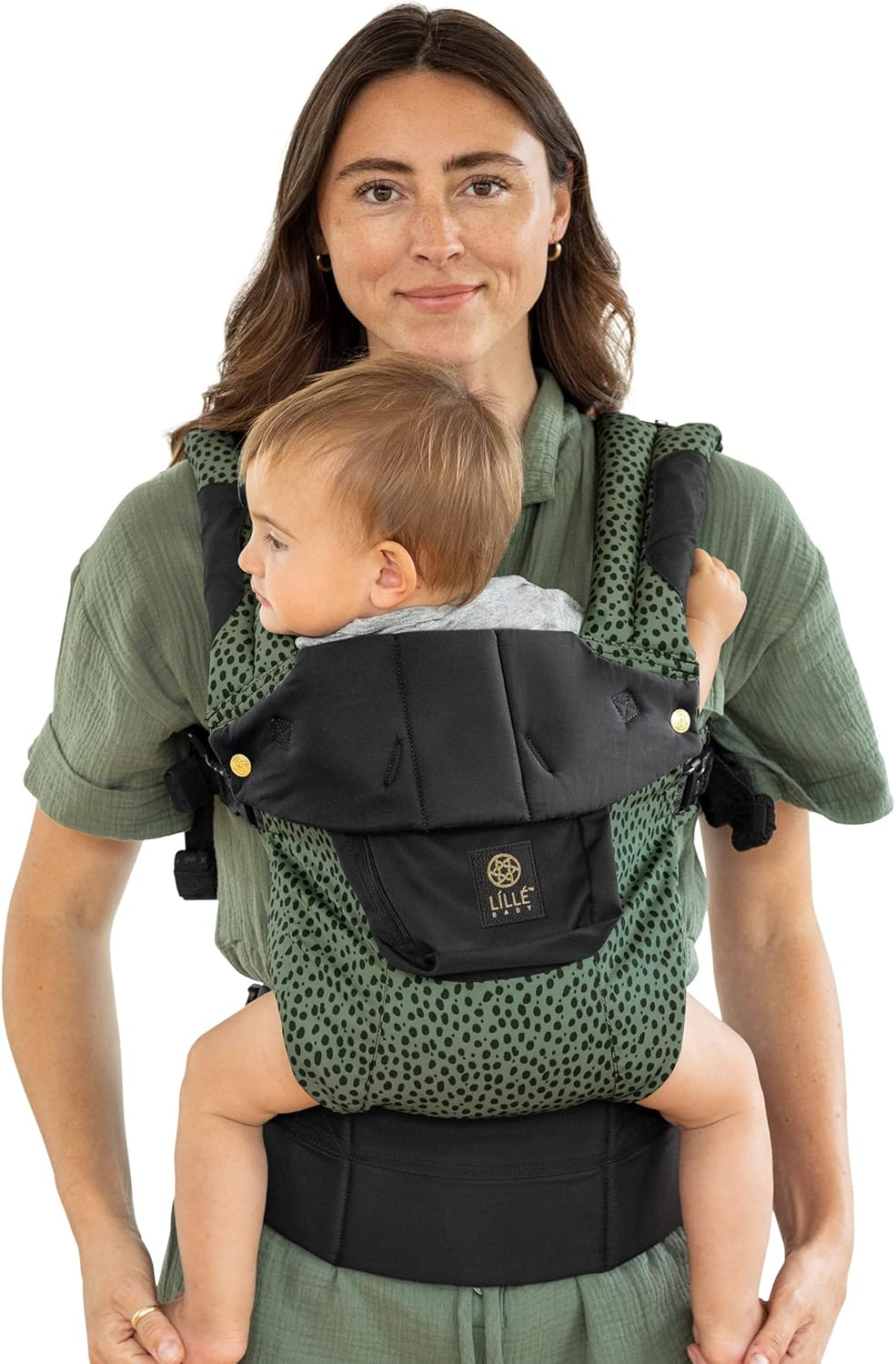 Lillebaby Complete 6-In-1 Original Baby Carrier, Speckled Succculent image number 3