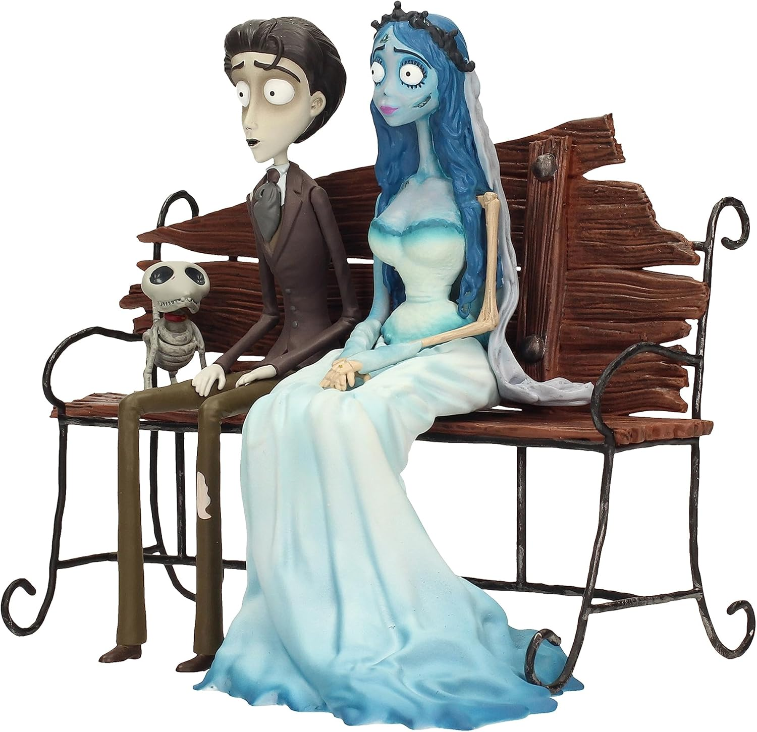 Corpse Bride - Victor and Emily on Bench 1:10 Scale Figure Set image number 6