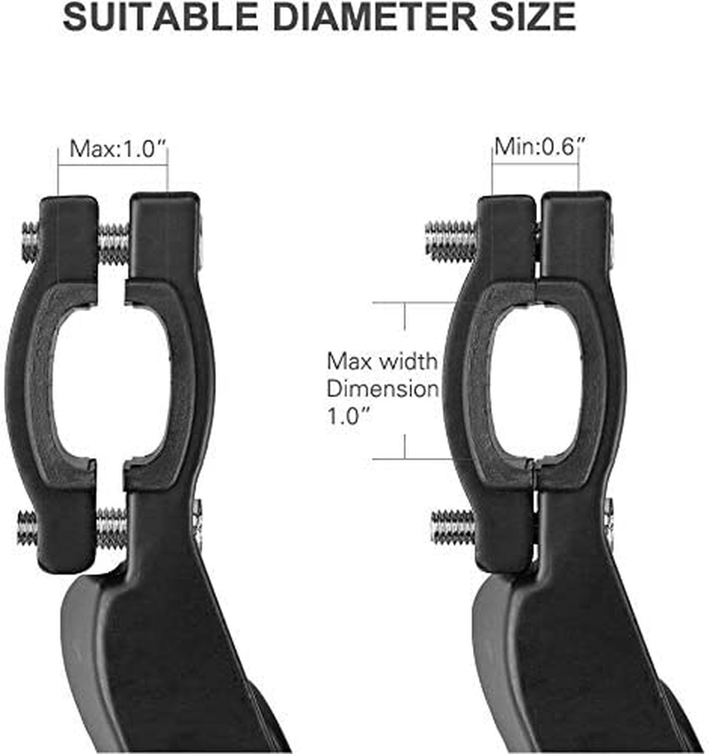 YAKAMOZ Bicycle Kickstand, Bike Aluminium Alloy Adjustable Side Kick Stand Rear Mount Stand for Cycling Mountain Road Bike Bicycle丨22" 24" 26" 700C Tire, Black